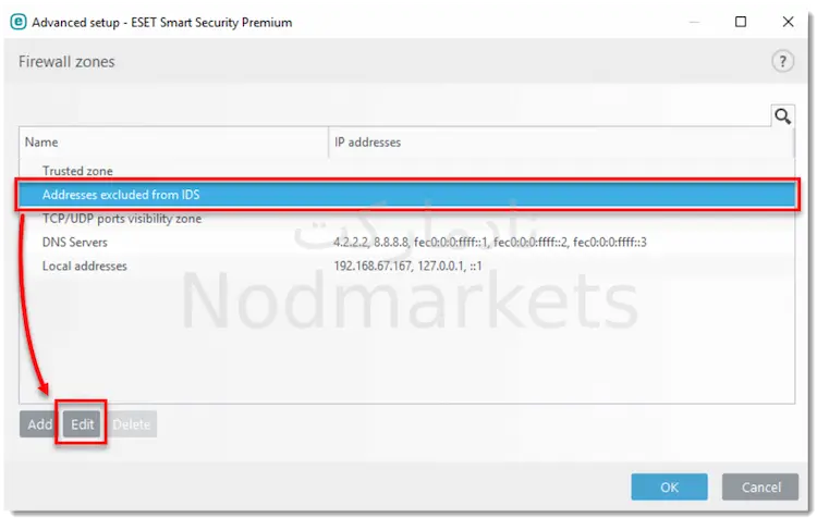 فیلتر کردن IP در ESET فیلتر کردن IP در ESET